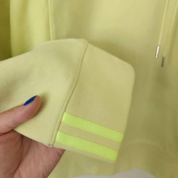 Adidas X Ivy Park Beyonce Yellow Hooded Sweatshirt Oversized Unisex Sporty Cute - Picture 6 of 13